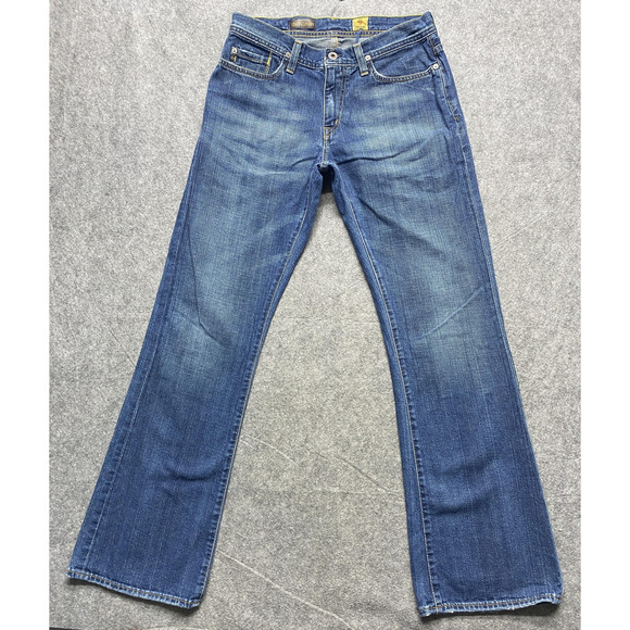 AG Adriano Goldschmied The Fillmore Jeans Mens 32x34 Blue Bootcut Denim USA - Picture 2 of 16